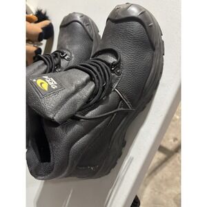 DRKA Water Resistant Steel Toe Men's Work Boots SZ 9 6'' EH-Rated - Black977